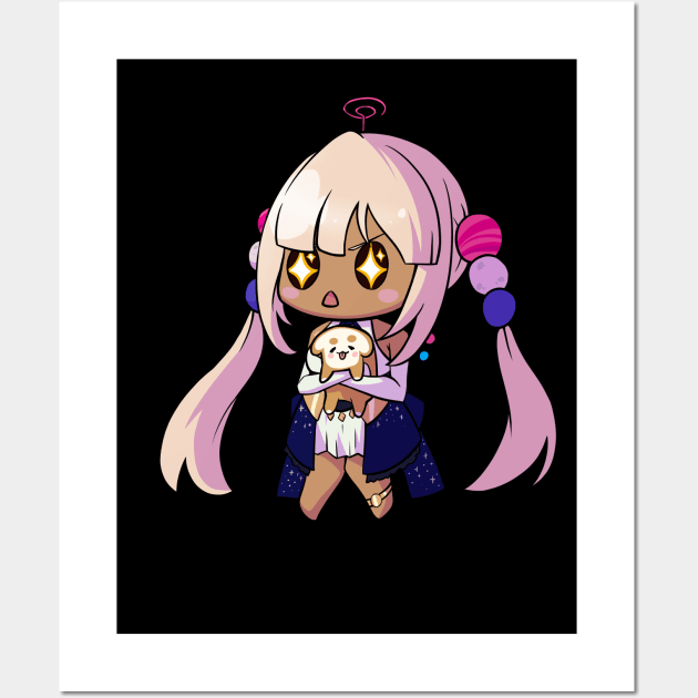 Chibi Tsukumo Sana - Hololive Wall Art by MangaXai